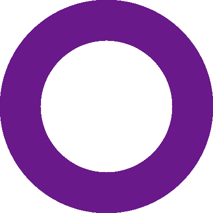 Cercle violet iMIND décoratif