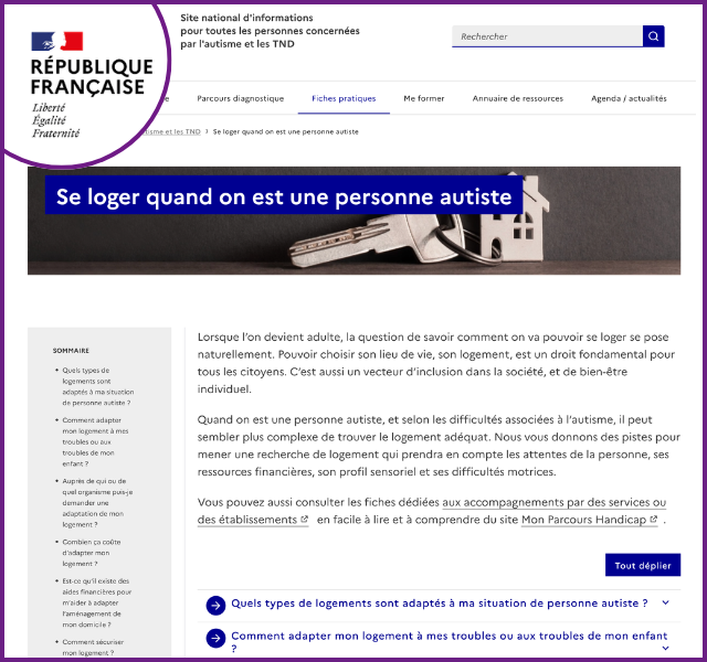 Comment se loger avec un TSA ?